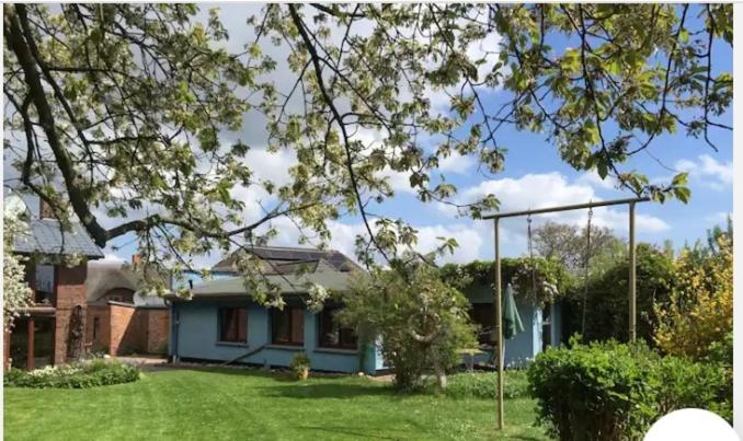 Blaues Haus Neu Reddevitz Villa Lancken-Granitz Exteriör bild